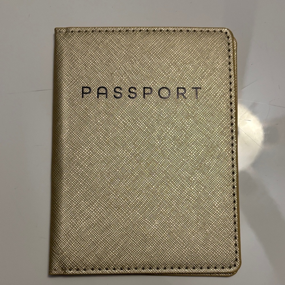 Gold Passport Holder